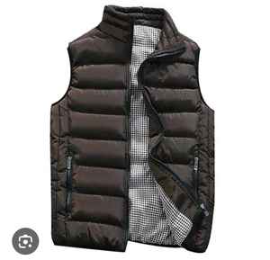 Latest Design <b>Men's</b> Half-Sleeve Puffer Jacket High Quality Casual Stylish Polyester/Cotton <b>Waistcoat</b> - Product Image 3