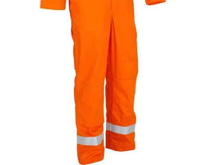 Combinaison de travail de sécurité en polyester respirant, imperméable, coupe-vent, réfléchissant fluorescent, antibactérien, avec plusieurs poches, taille plus - Product Image 2