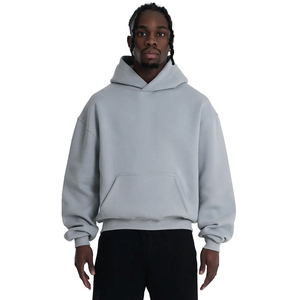 เสื้อฮู้ดสตรีทผู้ชายผ้าคอตตอนขนาดใหญ่ - Product Image 1