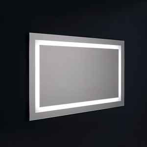 Reversible 120X70 CM <b>LED</b> <b>Wall</b>-Mounted Aluminum Frame Water-Resistant Minimalist Bathroom <b>Mirror</b> with Touch Sensor - Product Image 1