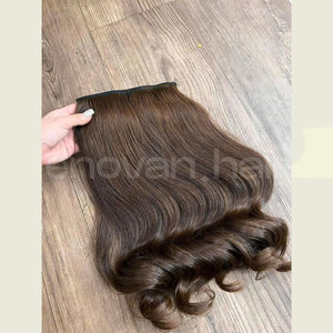 Clip en gros dans les extensions de cheveux humains vietnamiens traitement russe technologie slave vierge texture douce marché d'exportation - Product Image 1