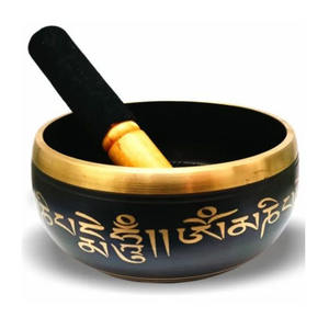 Cuenco de sonido para cantar de latón puro de calidad impresionante, forma redonda de la mejor calidad, tamaño personalizado para meditación de Yoga y terapia - Product Image 3