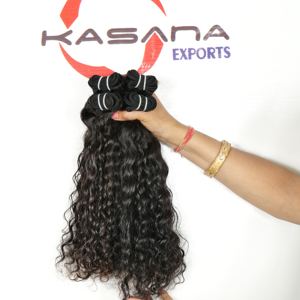 ผมต่อแบบฟูลเลซ 100% อินเดียนเวอร์จินเรมี่ สีธรรมชาติ ลอนลึก เกล็ดผมเรียงตัวสวย ติดง่าย น้ำหนัก 100 กรัม ผลิตโดยผู้ผลิตผมต่อจากผมมนุษย์ - Product Image 2