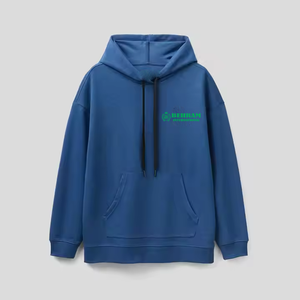 Sweat à capuche unisexe coupe classique, design OEM, logo personnalisé sur le devant, molleton épais 100% coton/éponge française, respirant et séchage rapide - Product Image 6