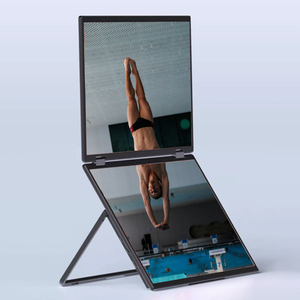 OEM ODM Plastique Noir 15.6 pouces 1080P Bureau haut et bas mobile double moniteur prolongateur d'écran d'ordinateur portable moniteurs portables - Product Image 2