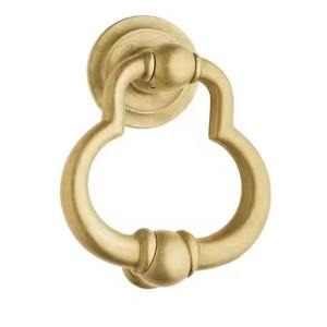 Heurtoir de porte en métal Bronze rustique décoration de porte d'entrée Vintage maison Villa entrée robuste anneau poignée pièce de quincaillerie - Product Image 2