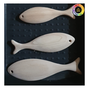 ของเล่นไม้ปลาสัตว์สำหรับเด็กของเล่นปลาไม้แกะสลัก3D ทาสีสำหรับตกแต่งปลาไม้ที่ยังไม่เสร็จสำหรับหัตถกรรม - Product Image 4