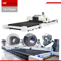 Machine de découpe laser à fibre industrielle CNC automatique 1500W-20000W à refroidissement par eau pour le traitement des tôles en acier inoxydable, laiton et métaux