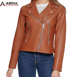 Women Genuine Leather Jacket Adults Winter Use <b>Zipper</b> Fashionable Women Leather Jacket <b>For</b> <b>Sale</b> - Product Image 1
