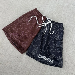 New Arrival Factory Direct Stitched Embroidered <b>Mens</b> Basketball bsci summer basketball <b>shorts</b> Pocket Retro bsci <b>Short</b> - Product Image 6