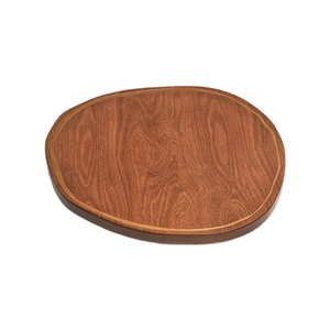 Table basse ronde de style européen antique Table basse sculptée en bois de teck pour salon meubles de chalet d'hôtel - Product Image 2