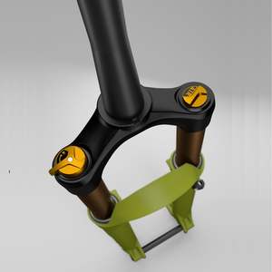 Horquilla de Suspensión para Bicicleta de Montaña <span class=keywords><strong>ARES</strong></span> de 27.5'' 29''+ con Resorte de Aire, para Bicicletas MTB con Recorrido de 100-160 mm y Tubo de Dirección Cónico - Product Image 5