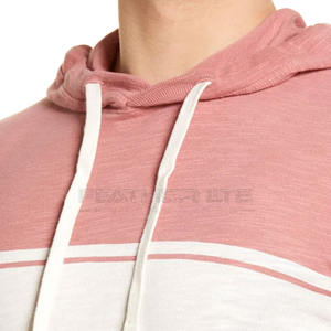 Sweat à capuche pour homme léger avec logo personnalisé OEM Matériau uni en coton surdimensionné teint à motifs pour l'hiver Taux de vente entier - Product Image 6
