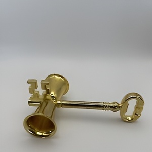 Gabarit de mesure en cuivre et métal de style moderne vintage Double face martelé pour fête Gabarit de mesure en forme d'or avec logo personnalisé - Product Image 1