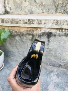 Corne à boire authentique pour animaux, tasse de haute qualité, sans danger pour les aliments, polie à la main, cadeau d'affaires, écologique, forme naturelle, taille L - Product Image 4