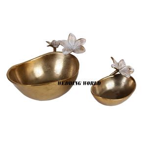 Bol à chocolat en aluminium finition or, qualité supérieure, fait main, bol à bonbons classique et élégant, nouveau bol à chocolat - Product Image 1