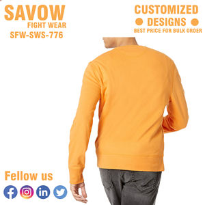 Sweat-shirt homme personnalisé en coton Logo personnalisé Vêtements de sport confortables Sweat-shirt à manches longues Séchage rapide pour hommes Jogger - Product Image 2