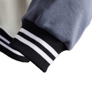 Chaqueta universitaria de lana 100% con estilo para hombre, estilo informal de moda de calle Hip Hop, detalle de retazos ligeros, nueva condición de invierno - Product Image 3