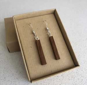 Accesorios de moda de madera pendientes de joyería de madera - Product Image 3