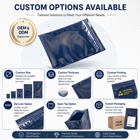 Customized 150x200 Antistatic Shielding Bag for Earphones and Projectors with Reusable Zip