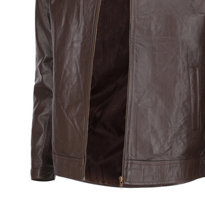 Men's High Quality Custom Design New Fashion Cowhide <b>Genuine</b> <b>Leather</b> <b>Jacket</b> - Product Image 4