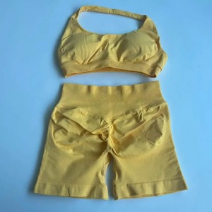 Survêtement de gym personnalisé en coton biologique respirant pour femme, ensemble 2 pièces de qualité supérieure, ensemble yoga et entraînement décontracté - Product Image 6