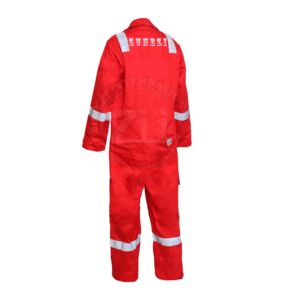 Overol de Trabajo Resistente al Fuego, Impermeable, de Alta Visibilidad, Ligero, de Algodón FR, Traje de Protección para Agricultores, Uso Agrícola, Negro - Product Image 2