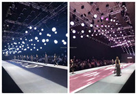 Luces de cabrestante Sistema cinético Levantamiento Pro Bolas DMX Polipasto Cortina Orbisfly LED para Show Night Party Stage Lighting Evento en movimiento