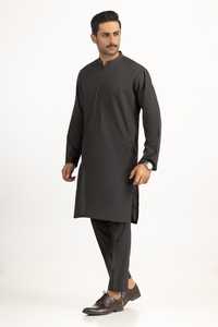 Ensemble de vêtements ethniques traditionnels décontractés pour hommes en polyester/coton personnalisé, shalwar kameez 2 pièces, taille plus - Product Image 6