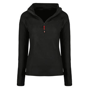 แจ็กเก็ตขนแกะมีซิปแบบหนาทันสมัยสำหรับผู้หญิงแจ็คเก็ตคอปกตั้งระบายอากาศได้ดีมีสไตล์ปรับแต่งโลโก้ได้ - Product Image 5