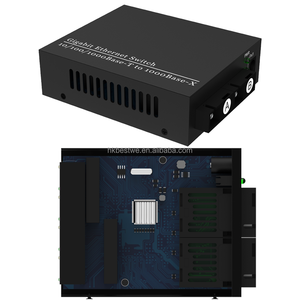 Buen Precio, Convertidor de Fibra Óptica a Ethernet SMF de Fibra Única 2SC 4RJ45, 10/100/1000Mbps - Product Image 2