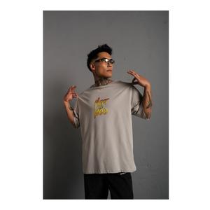 Ropa informal de gran tamaño para hombre Camisetas de talla grande de punto 100% algodón Ecológico Transpirable - Product Image 2