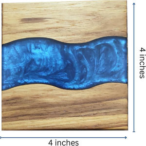 ที่รองชาทำมือทรงสี่เหลี่ยมสำหรับใช้ในห้องครัว - Product Image 3