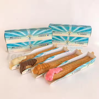 Boîte d'emballage de fast-food écologique OEM pour gâteau churros pour biscuits macarons crêpes pour boulangerie cadeau restauration déjeuner en relief
