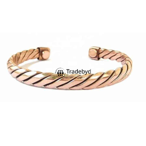 กำไลทองแดงธรรมชาติเพื่อการรักษาความสบายและสไตล์ประจำวันรวมกับ tradebyd - Product Image 6