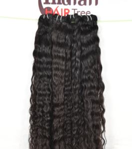 Qualité authentique 32 pouces 1 paquet prix de gros extensions de cheveux humains indiens bouclés non transformés avec produit naturel par exportation - Product Image 4