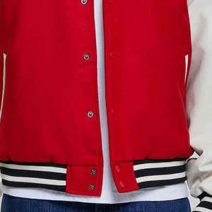 Veste universitaire brodée avec logo personnalisé de qualité supérieure pour hommes blouson bombardier de baseball Letterman veste d'université pour hommes - Product Image 5