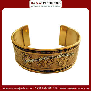 Brazalete ajustable de cobre y latón con grabado de árbol, brazalete curativo tibetano, joyería espiritual, regalo unisex - Product Image 2