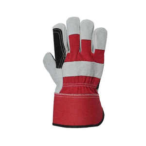 ถุงมือทำงานหนังป้องกันการบาดสไตล์ใหม่ป้องกันการลื่น - Product Image 4