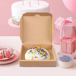 Boîtes à pizza en carton de conception de pizza de taille imprimées personnalisées de qualité alimentaire de 5 pouces avec logo - Product Image 4