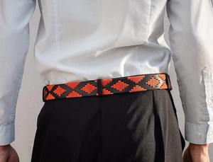 Cinturón de Polo Hecho a Mano de Primera Calidad, Elaborado con Cuero Genuino Suave, Aleación Ligera, Transpirable, Estilo Ecuestre, Cómodo y Duradero - Product Image 4