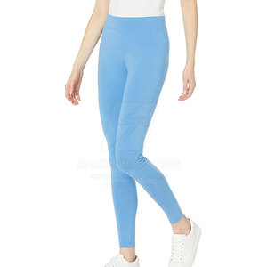 Legging Femme 2026 Taille Haute Élastique Uni Écologique Respirant pour Yoga Fabriqué au Pakistan Personnalisable Vente en Gros - Product Image 3