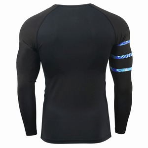 Wholesale Custom Sublimation <b>Printed</b> Rash Guard for Men Men's Short Sleeve <b>Surfing</b> T Shirt jogging wear - Product Image 2