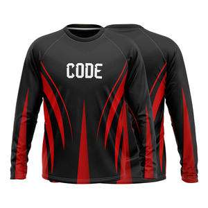 Haut de sport léger pour homme, t-shirt de compression à séchage rapide, entièrement sublimé, respirant, vêtements de sport actifs, technique sans couture, lavé - Product Image 1