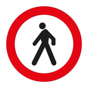 Señal de Advertencia de Tráfico Reflectante de Plástico para Seguridad Vial - Product Image 1