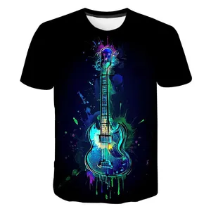 Camiseta de verão com estampa 3D moda tops hip-hop rock and roll camiseta 2024 top design camisetas masculinas de alta qualidade