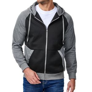 Vente en gros de sweats à capuche pour hommes | Sweats à capuche en molleton et coton personnalisés en vrac | Longue poche à fermeture éclair confortable respirant approvisionnement d'usine - Product Image 1