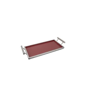 Plateau de service en métal traditionnel en relief, forme rectangulaire, excellente qualité, superbe plateau de service fait à la main - Product Image 5