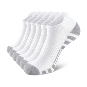 Chaussettes de sport durables de longueur standard, matériau triple mélangé nylon, élasthanne, coton pour un confort accru dans divers sports - Product Image 2