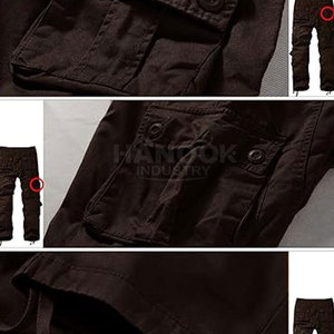Private Label Men Cargo <b>Trousers</b> For Sale Plain Color Men Cargo <b>Trousers</b> Multi Pockets Cargo <b>Trousers</b> - Product Image 5